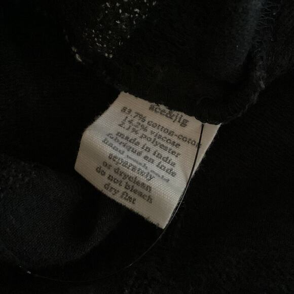 Ace & Jig Rosemary Black Cream Stiped Tiered Skirt Mini Dress XS - Picture 6 of 7